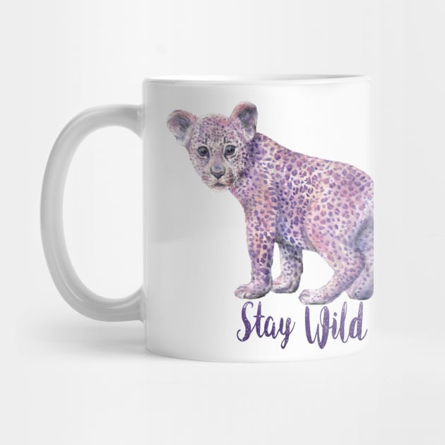 Stay Wild Pink Leopard by wanderinglaur